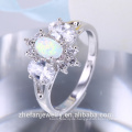 Fancy Knuckle Ring Messing Ringe Schmuck Kolben synthetischen Opal Ring indischen Engagement